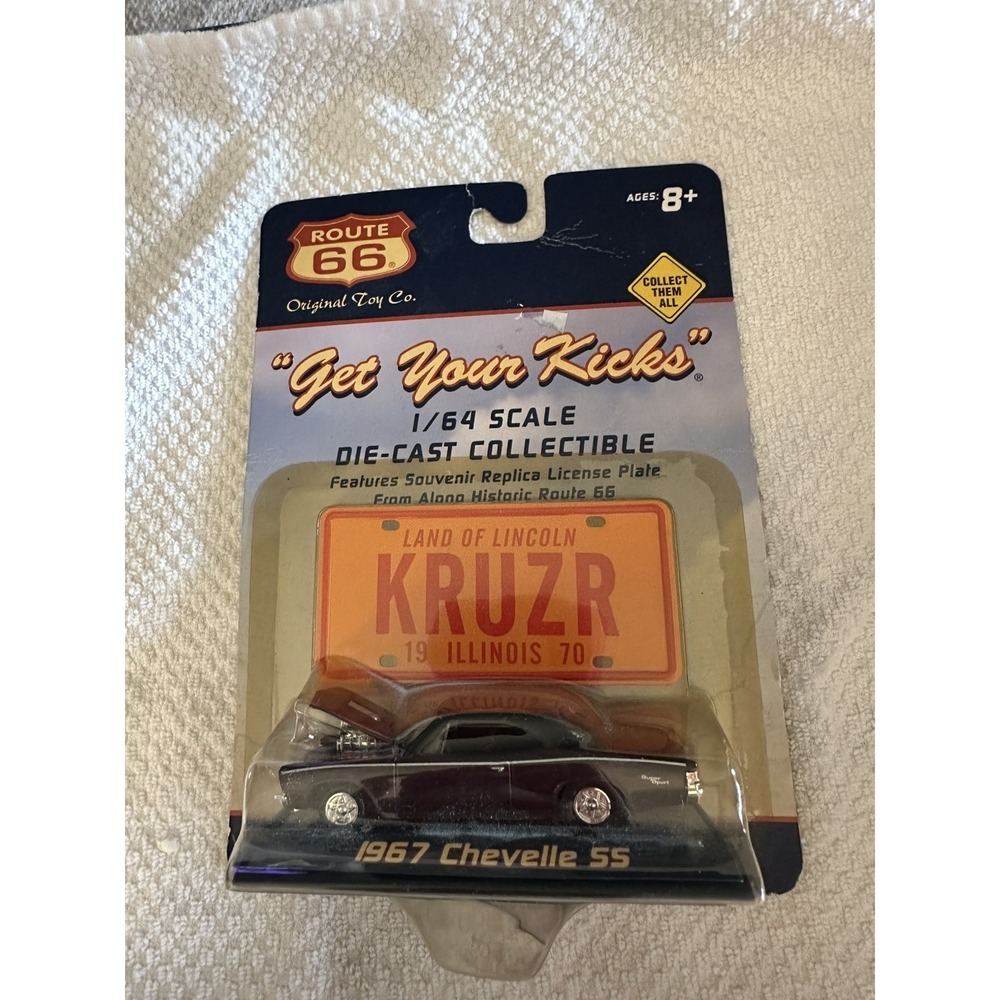 ROUTE 66 Get Your Kicks 1967 Chevelle SS 1/64 Scale Diecast Collectible New
